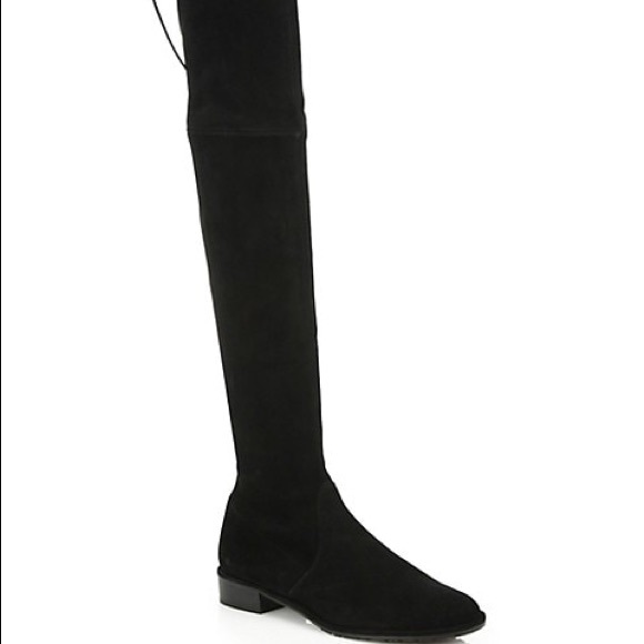 Stuart Weitzman Lowland Suede Thigh-High Boots - Picture 3 of 10